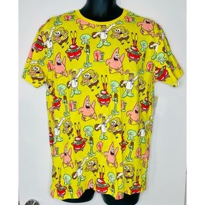 Nickelodeon Yellow SpongeBob SquarePants Tshirt NWT!